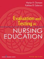 evaluation and testing in nursing education fifth edition
