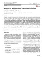 ischemic stroke